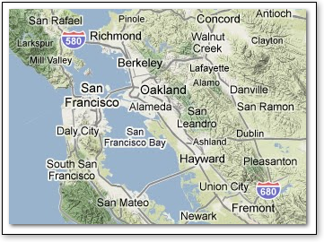 SF bay Area Map
